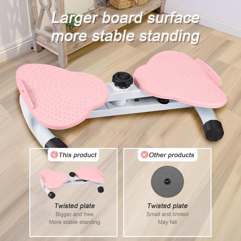 Waist Twist Workout Machine Ab Machine Weight for Slim Waist and Core Ab Exercise Foot Massage Noiseless Home Gym Exercise Equipment