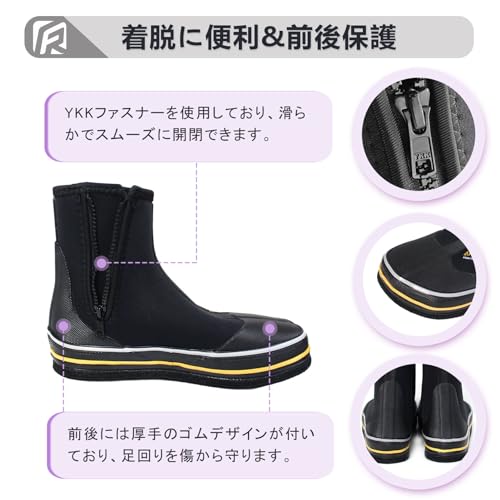 ARCWOLF Felt Spike Shoes, Wading Shoes, Mountain Stream, Felt Spike Boots, Ayu Tabi, Fishing Shoes, Neoprene Fabric, Pin Felt Sole, Sizes 25.5-28.0