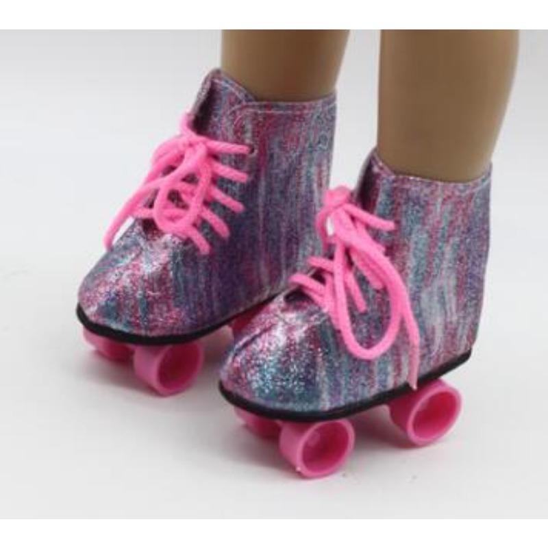 Puppen Zubehör Schuhe Rollschuhe Sport Schuhe 7cm Lang Keine. 266