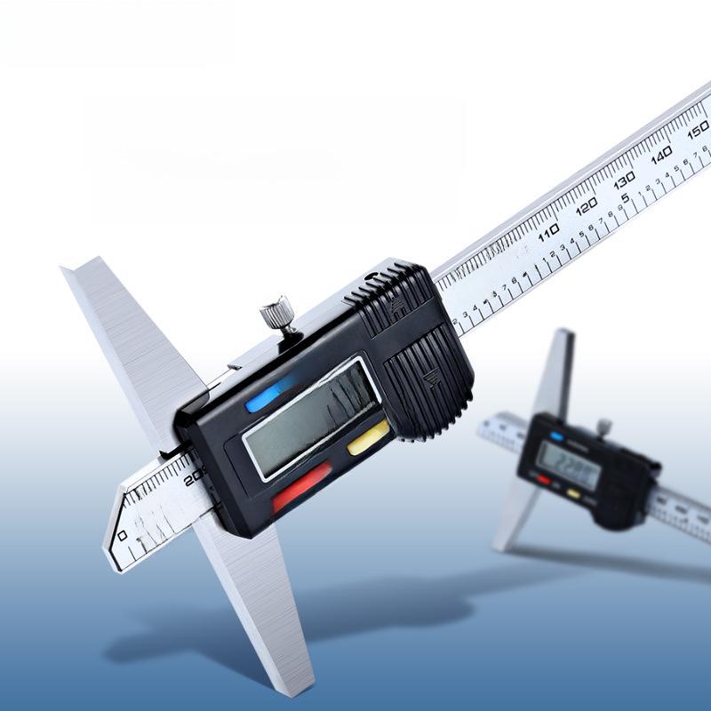 Shengtai Wysokiej Precyzji Cyfrowy Głębokościomierz 0-300mm z Suwmiarką z Pojedynczym/Podwójnym Hakiem