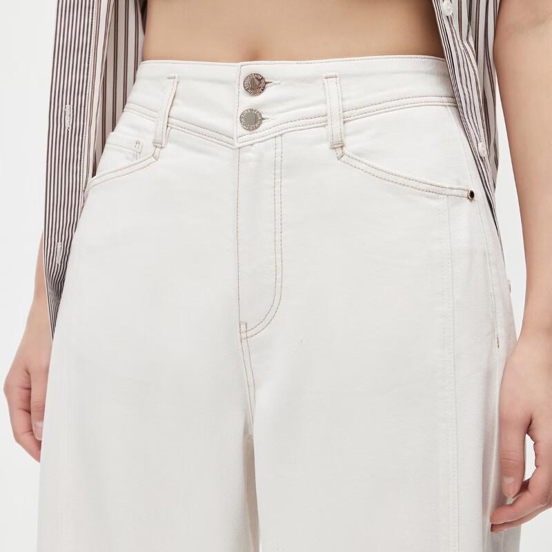 ONLY Women's High-Waist Loose Straight-Leg Jeans