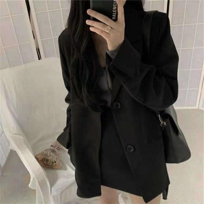 Blazer Women's Spring and Autumn Style Fashionable Korean Style Loose Suit Student Suit