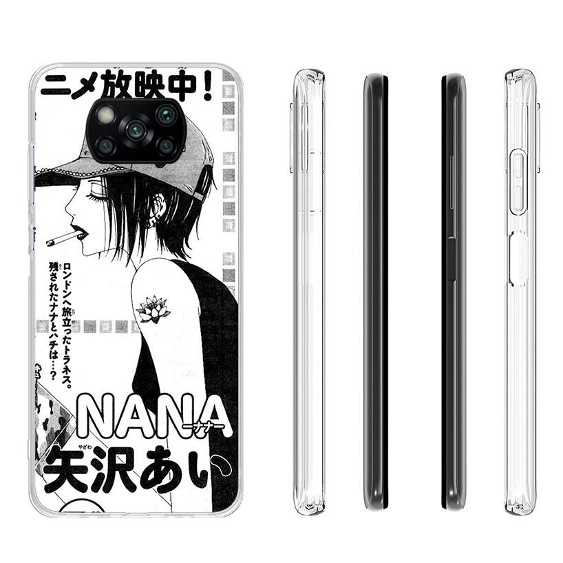 Anime Oosaki Nana Phnoe Case for Xiaomi Poco X5 X6 X7 Pro X4 Gt F7 Ultra M8 M7 Redmi 15C 15 13C 13 12C 12 Unique Cover Coque Poc