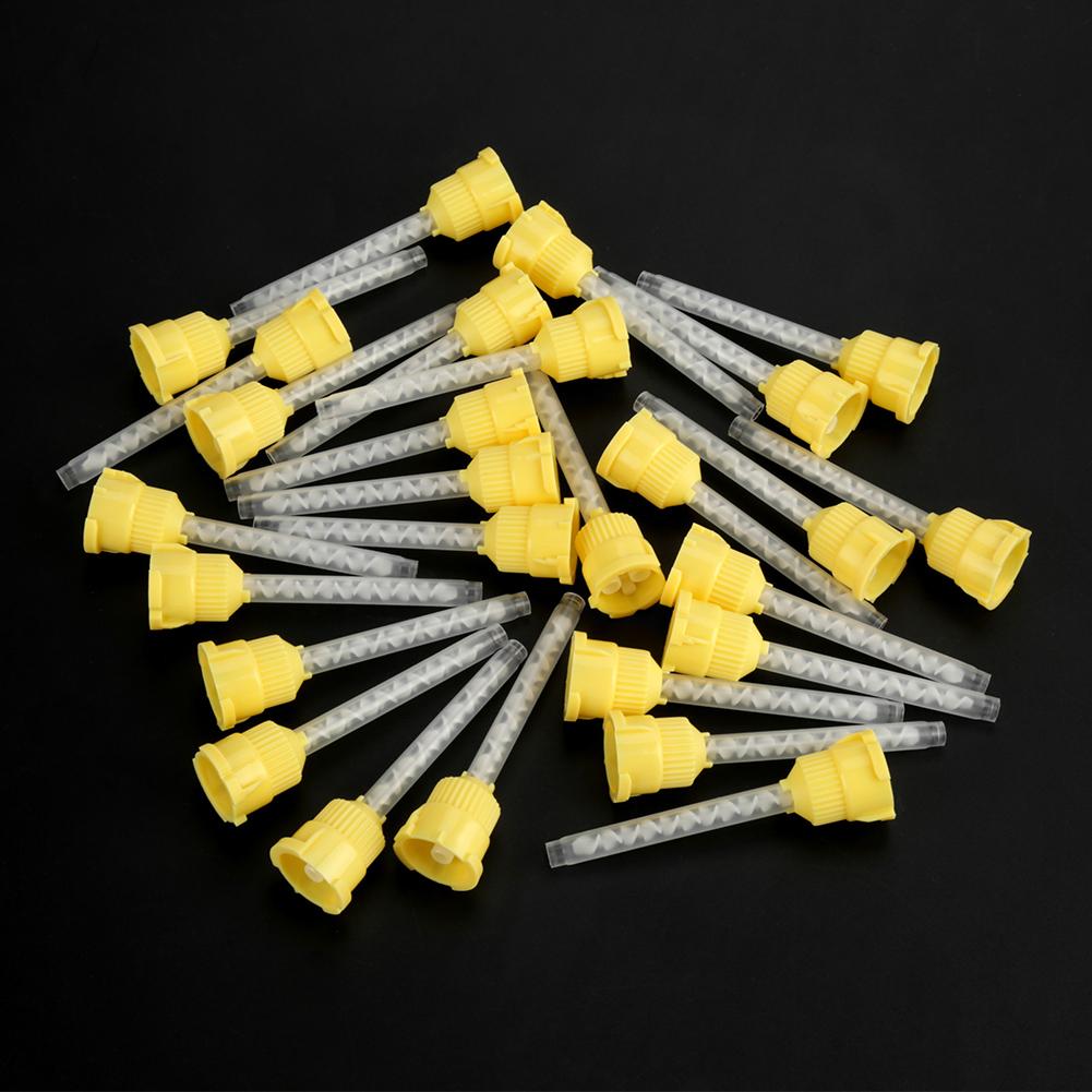 50 buc vârfuri de amestecare din silicon dentar de unică folosință, 70 mm, 4,2 mm 1:1