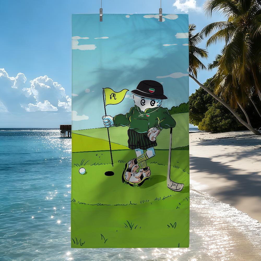 Marca M-Malbon Asciugamano Spiaggia Doccia Bagno Viaggio G-Pallina da Golf Leggero Delicato sulla Pelle per Piscina Campeggio Crociera Estate