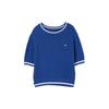 LAP Color Block Short Sleeve Knit As2kh466