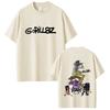 Rock Band Gorillaz Graphic T-shirts Men Women Fashion Vintage Oversized Streetwear Unisex High Quality Soft Cotton T Shirts Tops