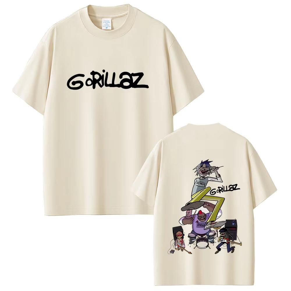 

Goriraz Pattern Printed Sporty Tshirt Is A Fashionable and Retro Streetwear for Both Unisex and WomenIt Is A Unisex Tshirt Top M
