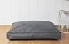 Mia Gray Quilted Cushion - 85 X 70 X 10