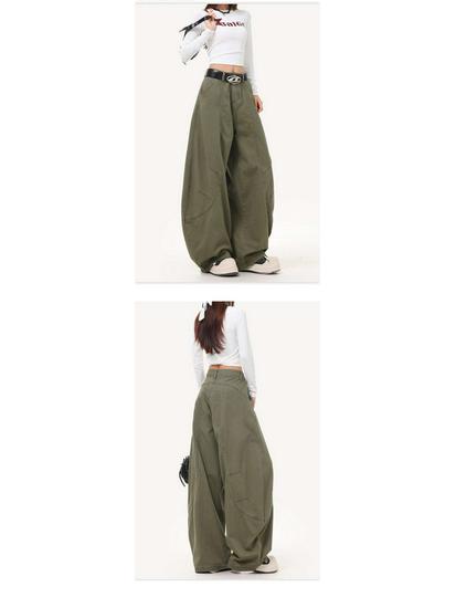 Trendy Women's High-Waisted Wide-Leg Jeans - Slimming, Floor-Length for Spring/Autumn