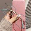 Korean Ultra-Light Metal Square Glasses Frame - Trendy Polygon Design for Men and Women