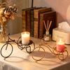 Aromatherapy Stick Holder Creative Bicycle Candle Holder Iron Art Compact Candlestick Scented