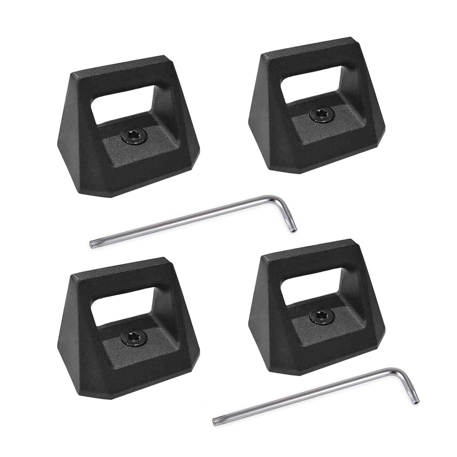 

4pcs Rear Bucket Rail Hook For Tesla Cybertruck 2026 Trunk L-track Splints Hook Fasteners Auto Accessories