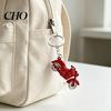 Street Style Keychain Pendant Motorcycle Design Zinc Alloy Key Chain with Detailed Metal Buckle Lightweight Holder Backpack Car Accessory Retro Bike