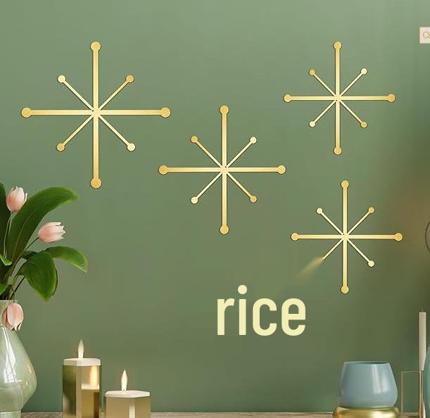 Medieval Modern Retro Star Metal Wall Art Decor