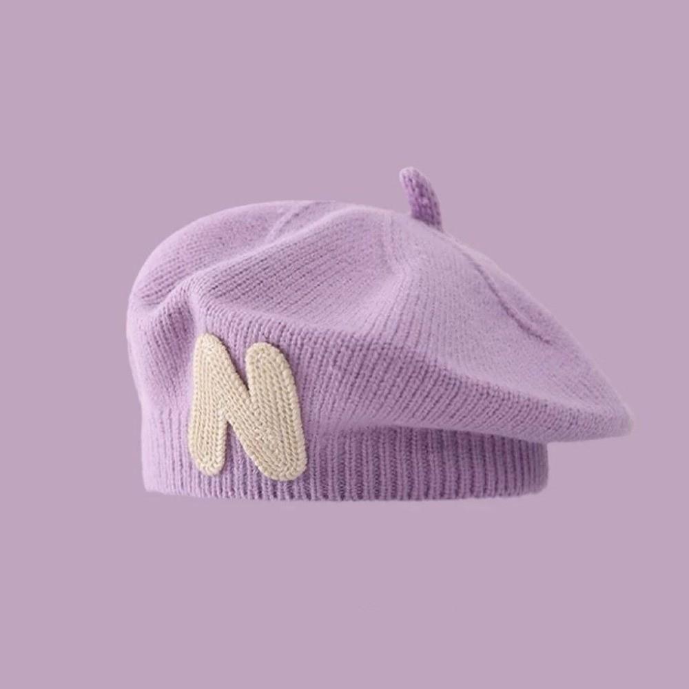 

Comfortable Toddler Beret Hat Warm Beanies Cap Fashion Knitted Hats Autumn Winter