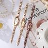Orologio da Donna Casual Ovalato con Bracciale in Acciaio – Movimento al Quarzo