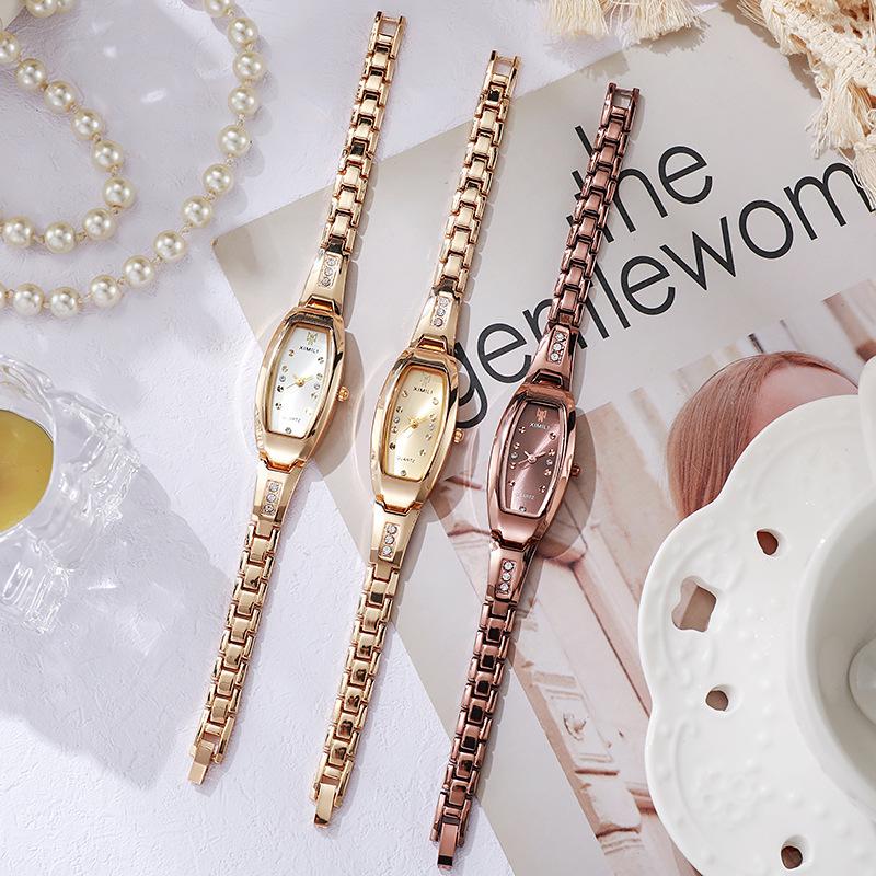 Orologio da Donna Casual Ovalato con Bracciale in Acciaio – Movimento al Quarzo