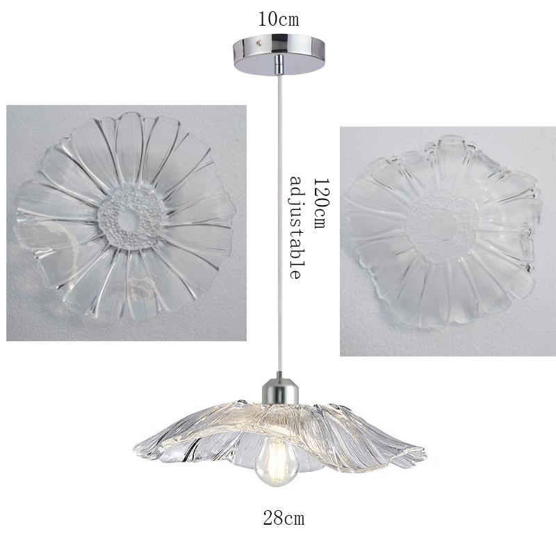 Dining Room Kitchen Nordic Glass Pendant Lamps Hanging Chandelier Ceiling Living Room Bedroom Indoor Decorative lights Fixture