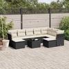 VidaXL Garden Lounge Set with Cushions 10 Pcs, Sofas with Adjustable Feet, Outdoor Furniture Set Patio Terrace, 3250415