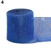 1 Yard Rhinestone Plastic Ribbon Roll Mesh Wrap Wedding Decoration