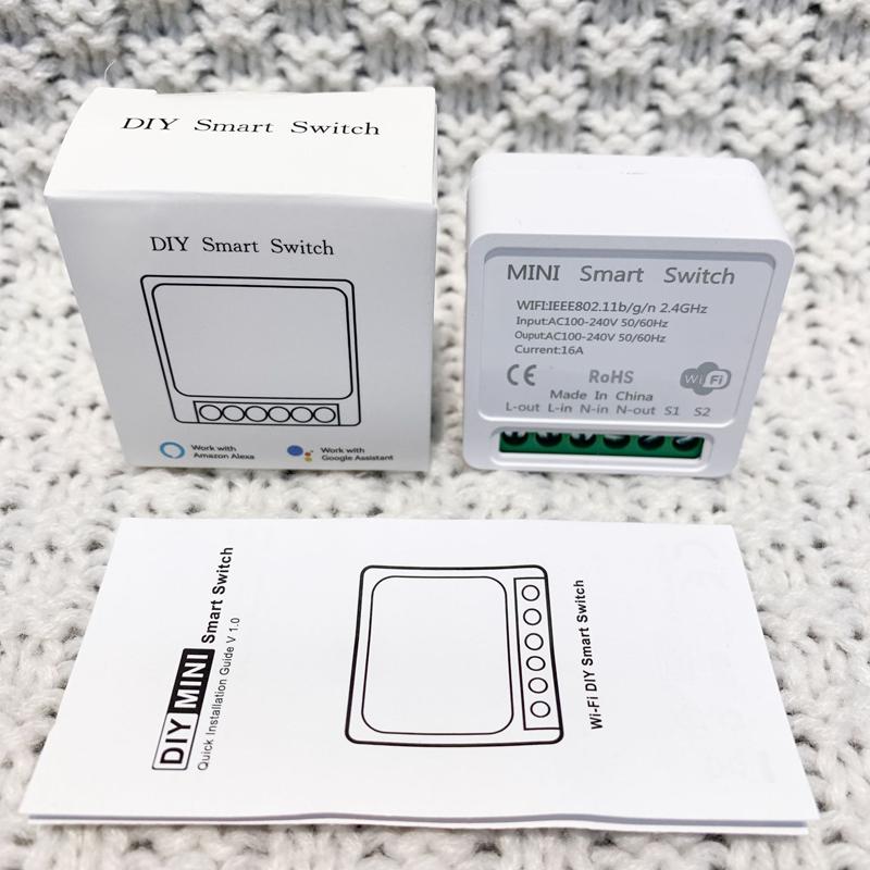16A Tuya Zigbee 3.0 Mini Smart DIY Switch 1 Way Control Smart Home Relay Automation Breaker Works With Alexa Google Home