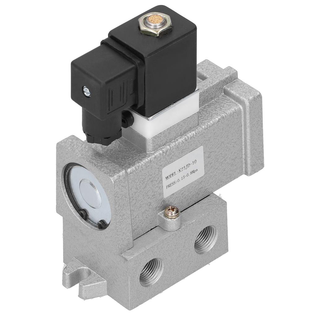 Electric Solenoid Valve G3 8in CutOff 2 Position 3 Way Connection Aluminum Alloy K23JD10