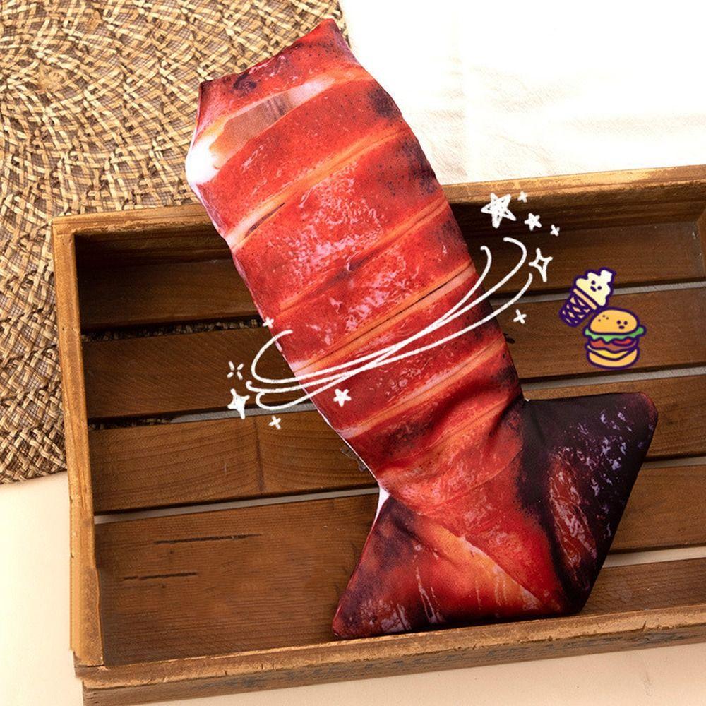 Realistic Meat Pencil Case Pig's Trotters Stationery Bag Creative Fish Shape Pen Bag  Make-up Pouch
