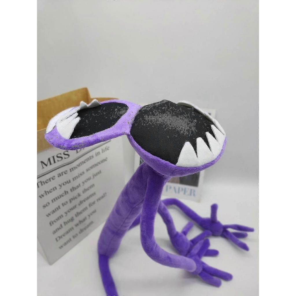 Mike 80cm Bambola Peluche Rainbow Friends Giocattolo Personaggio Gioco Mostro Viola Paura Può Essere Aperto Peluche Ripieno Giocattoli Halloween Regali-r 26s