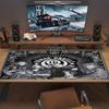 Böhse Onkelz Poster Farbe Mauspads Großes Gaming Tischkissen Rutschfestes Laptop Tablet Großes Mauspads XXL Matte Mini PC Spielmatte Mit Verriegeltem Rand