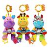 Cute Baby Hanging Rattle Toy, with Sound, Activity Wind Chimes Colorful Plush Toys for Cribs