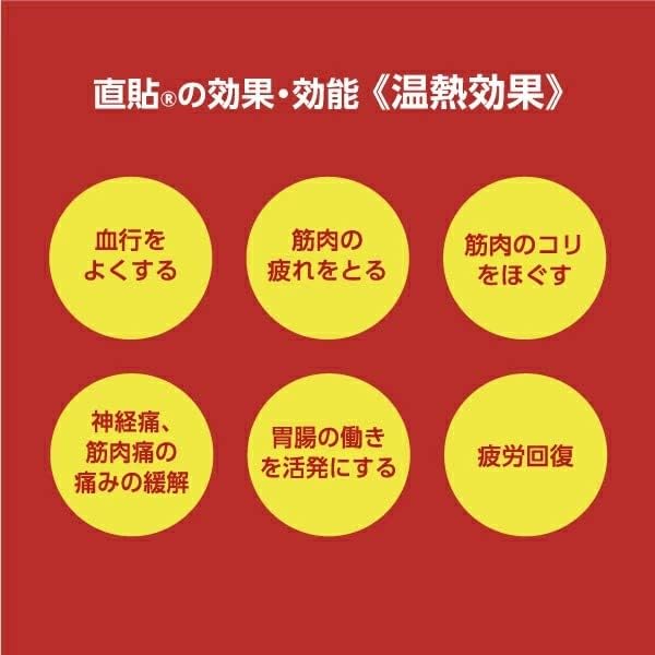 Hisamitsu Pharmaceutical Heating Device Direct S 12 Sheets x 3 Heating Relieves Stiff Shoulders and Lower Back Pain [Summary] Adhesive, Size, Packs,