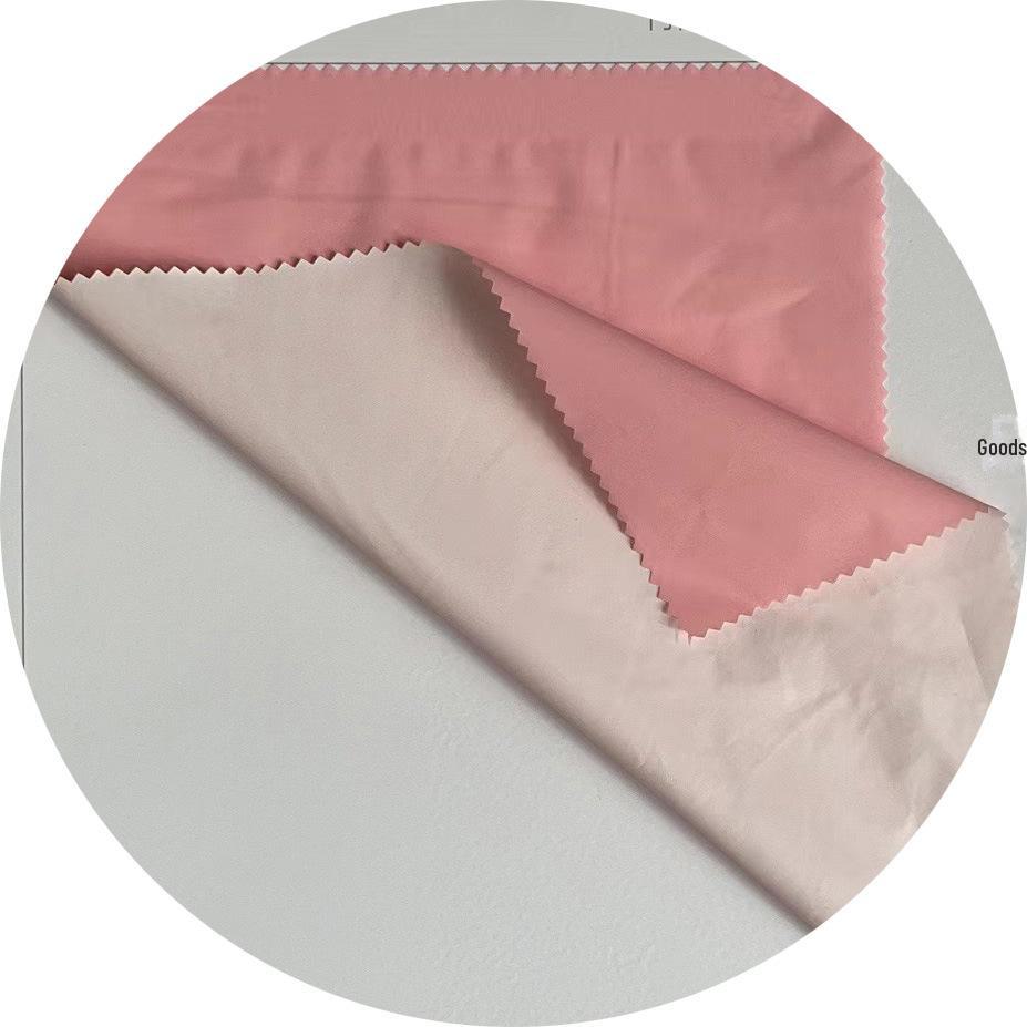 2024 New Matte Matte Nylon Spunbond Down Jacket Fabric, White with 20D Foamed Texture, Calendered Finish
