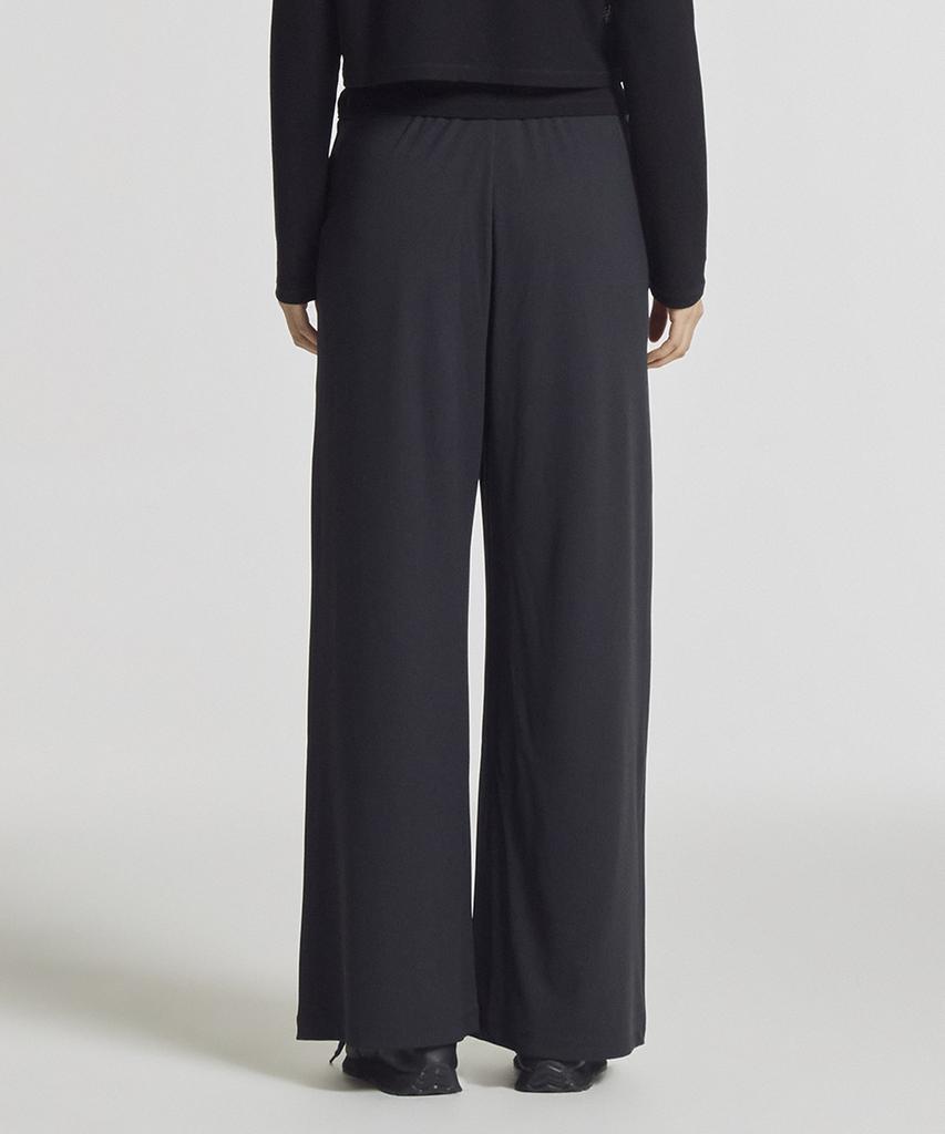 Nyuballanseu Nbmlg3W612 / Women Essential Ribbed Wide Pants (Black)