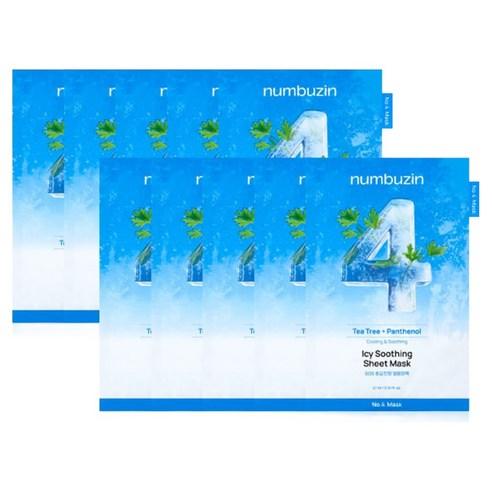 [Quick Soothing] numbuzin No.4 SOS Cooling Ice Sheet Mask Intensive Calming & Soothing Care 10pcs