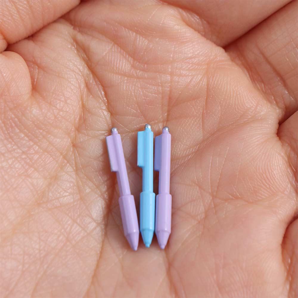 10pcs Simulation Dollhouse Mini Pen Model OB11 Prop Doll House Miniature Things  Kids