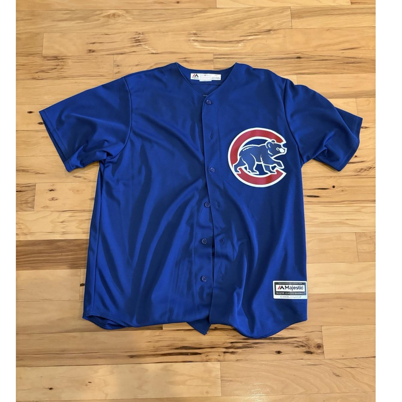 

Majestic Chicago Cubs Kyle Schwarber #12 Blue Baseball Jersey MLB 5XL різнокольоровий