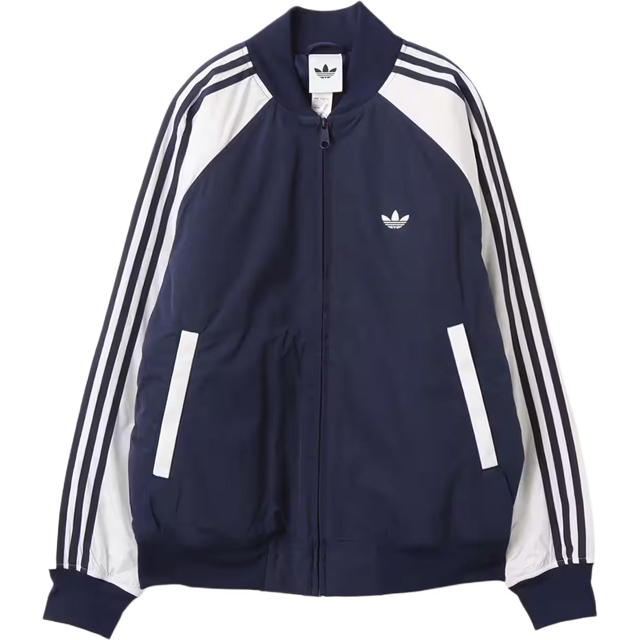 Adidas Originals Standard10 Loose Fit Zip Collar Long Sleeve Jacket Unisex Jackets KD9394 XS