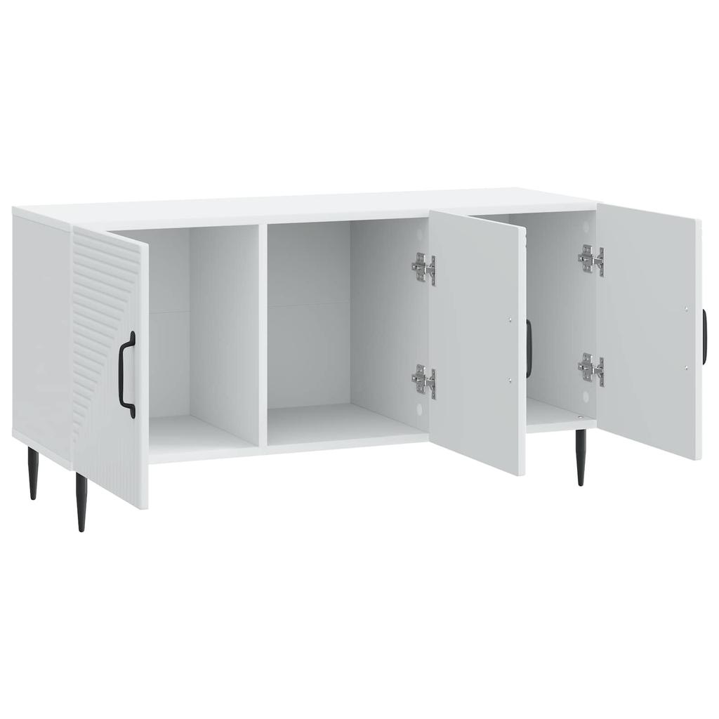 TV Stand White 99 x 34.5 x 50 cm Engineered Wood