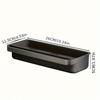 1 Pc Wall-Mounted Kitchen Storage Rack with Sponge Holder and Dish Rack - Durable PP Plastic Space-Saving Sink Storage, Suitable for Sponge