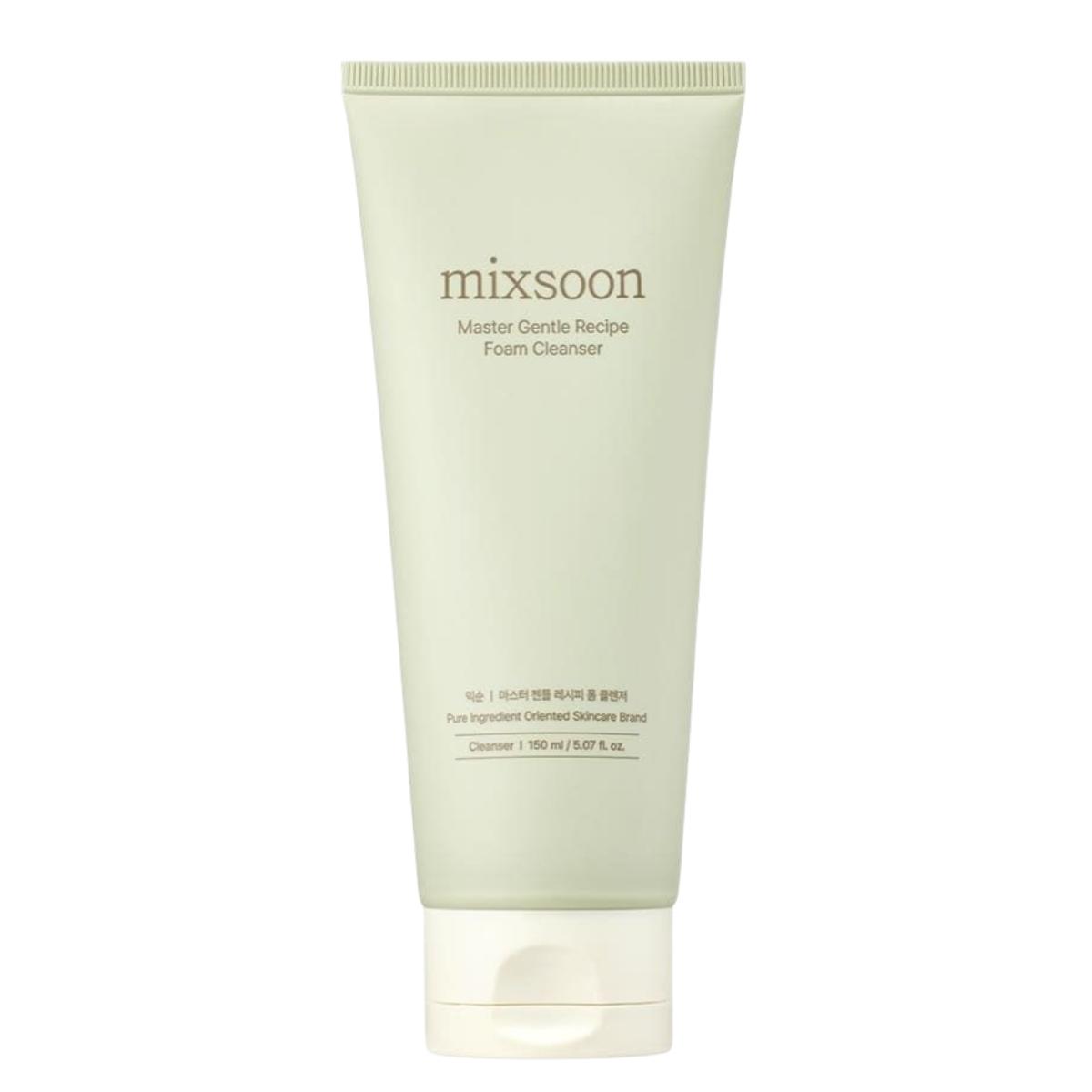 mixsoon Master Gentle Recipe Foam Cleanser 150ml Hydrating Mild Facial Wash