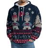 Men's Knit Hooded Sweatshirt Casual Long-Sleeve Sweatshirt