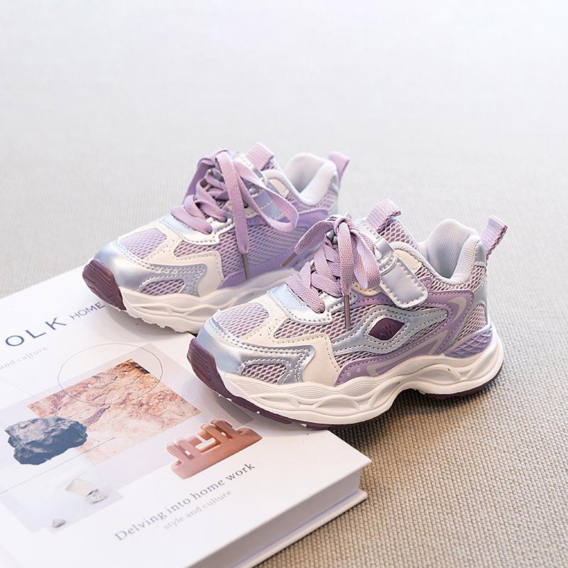 Girls' sneakers Spring and Autumn 2025 new classmates, children's dad shoes, boys' breathable shoes, students' running shoes, men's