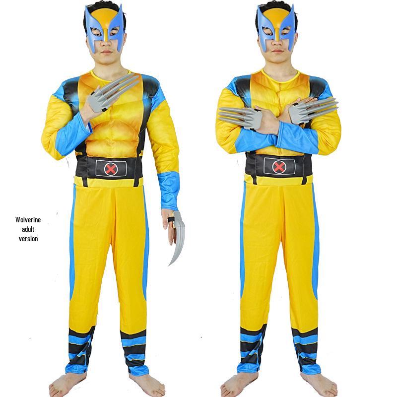 Kids' Muscle Werewolf Wolverine Halloween Cosplay Costume - Avengers Anime Performance Wear