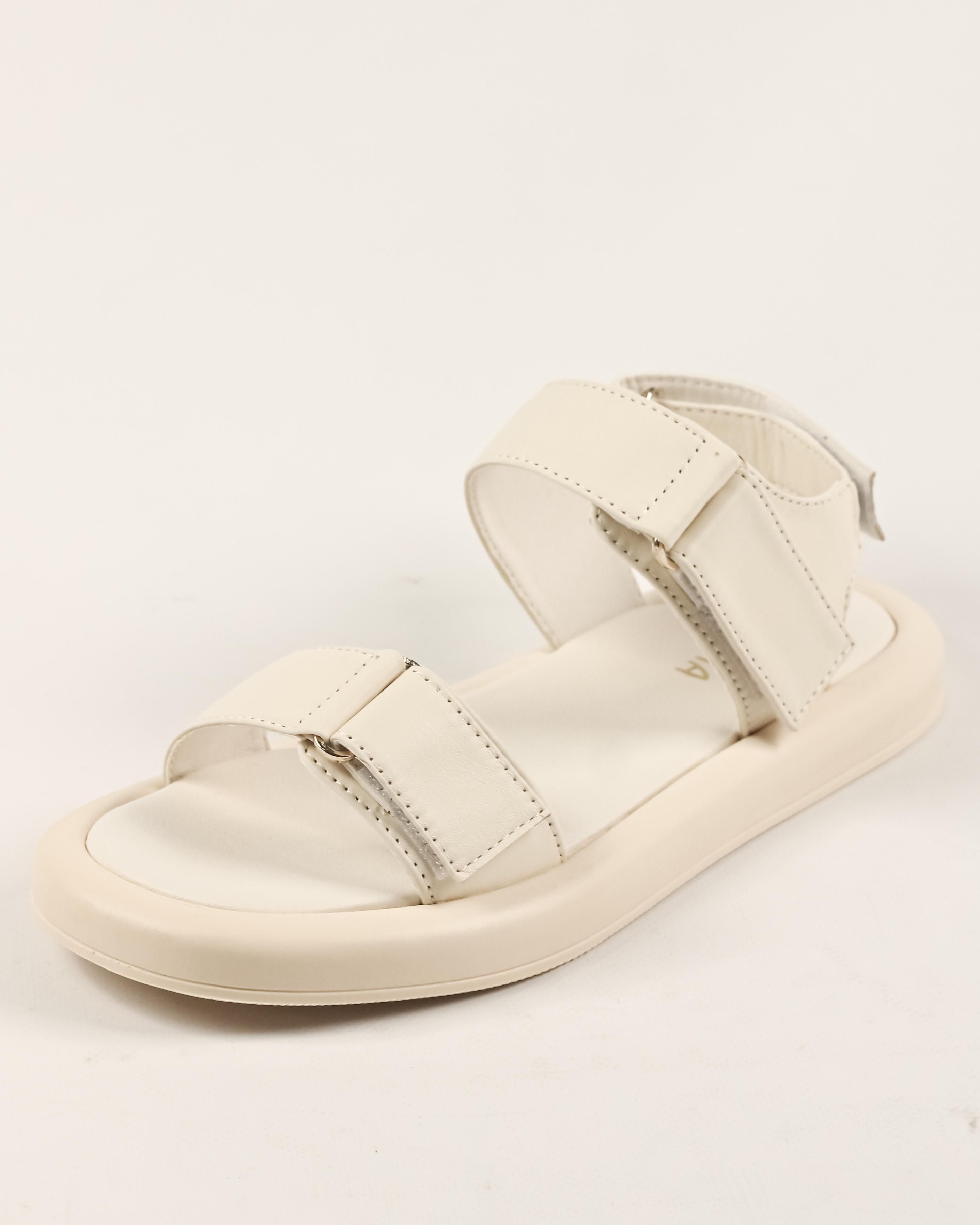 

Сандалі на липучках Teona 23419 36 бежева шкіра 39 бежевий