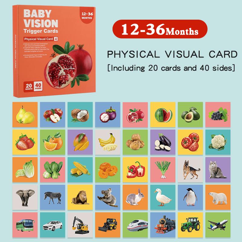 Children's Memory Card Game - Educational Matching Puzzle Toy for Cognitive Development Early Learning Brain Training