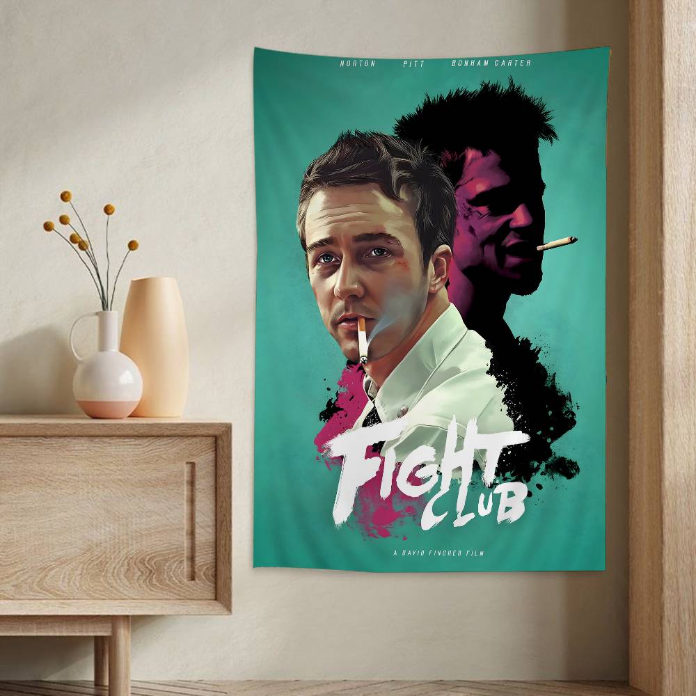 Movie Fight Club Classic Hanging Bohemian Tapestry Bohemian Wall Tapestries Mandala Kawaii Room Decor