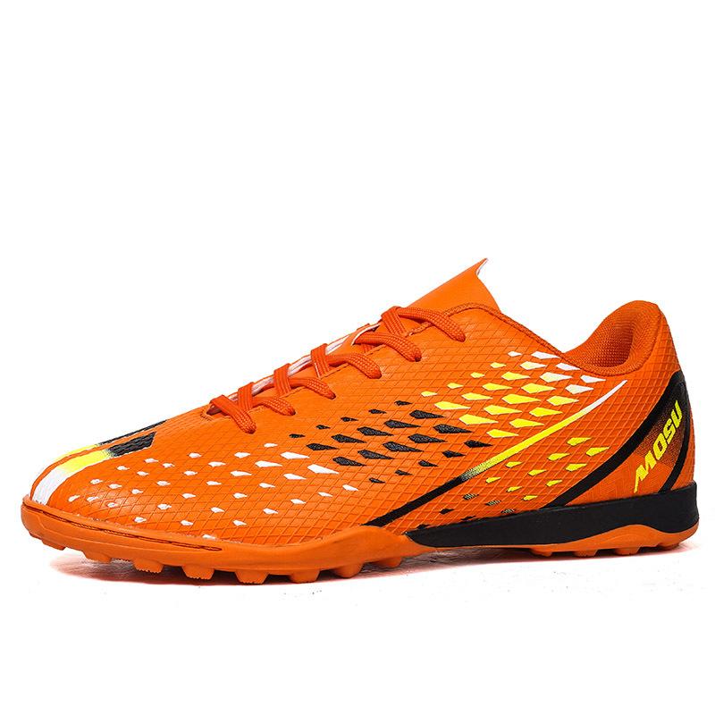 Männer Fußball Stiefel Lange Spikes Hohe Knöchel Fußball Schuhe TF Outdoor Gras Stollen Fußball Stiefel Training Sport Fußball Schuhe