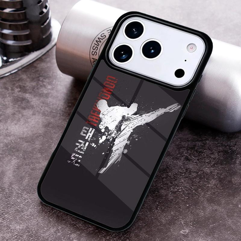 Kungfu Taekwondo Phone Case for iPhone 17 16 15 Pro Max Air 14 13 12 11 Plus Shockproof Capa Cover