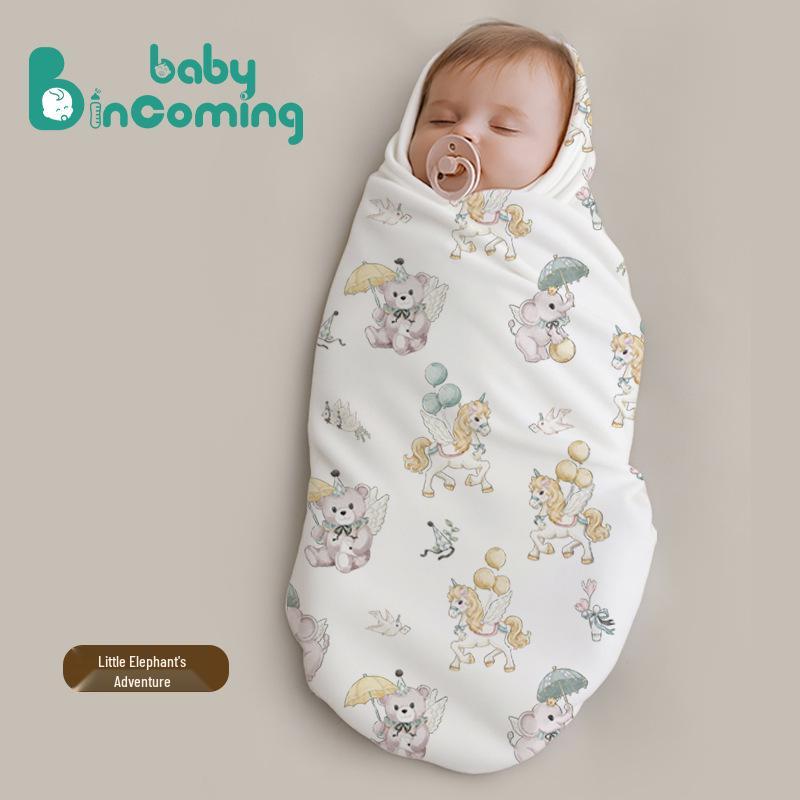 Pure Cotton Four Seasons Baby Swaddle Blanket - Anti-Startle, Newborn Essential